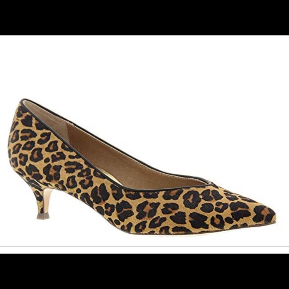 vionic josie kitten heel leopard